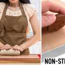 Zulay Kitchen Silicone Baking Mat Set  2-Pack 16.5  11.6 Reusable Non-Stick Silicone Baking Sheets, Food-Safe, Heat-Resistant up to 250F  Perfect for Cookies, Pastries & Oven Use (Dark Gray)