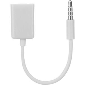 Socobeta Cable Converter MP3 TV USB Female to 3.5mm Jack Male 3.5mm Male to USB Female AUX Audio Cable Adapter for CD Player MP3 TV