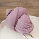 Zeroest Newborn Baby Photo Outfits Props Stretch Blanket Infant Boy Girl Photography Velvet Wraps for Baby Photo Shoot Newborn Photography Wraps (Purple)