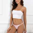 Seamless Underwear for Women, No Show Panties, breathable fabric with butterfly holes,6-Pack, L