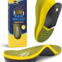 WalkHero Heavy Duty Arch Support Inserts,220+ lbs Plantar Fasciitis Insoles for Men Women, Pain Relief Orthotic Insert for Flat Feet, Standing All Day or Daily Walking Mens 11-11.5 | Womens 13-13.5