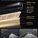 Glocusent 81 LED Music Stand Light, Super Bright & Eye Caring, 3 Color & 5 Brightness Piano Lamp with Shield, Rechargeable Long Lasting to 150-Hr, Perfect Piano Light for Grand Piano, Keyboard, Guitar