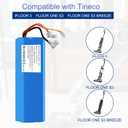 4.0Ah Battery ReplacementCompatible with Tineco iFloor 3, Floor ONE S3, Floor one S3 Breeze Cordless Wet Dry Vacuum Cleaner, Li-Ion 21.6V Battery