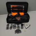 ENERTWIST Oscillating Tool, 4.2 Amp Oscillating Multitool Kit with 5 Oscillation Angle, 6 Variable Speed, 31pcs Saw Accessories, Auxiliary Handle and Carrying Bag, ET-OM-500