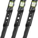 50-Inch Mower Blades for Cub Cadet Ultima ZT1 ZT2 and Enduro XT1 XT2, Fits Riding Mowers and Zero-Turn Tractors, Replaces OEM 942-05052A 742-05052A, 6-Star Center Hole, High-Lift for Cleaner Cuts