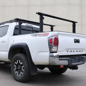 Truck Bed Rack for Tacoma/Gladiator with Tonneau Cover Pickup Ladder Racks Height-Adjustable Utility Aluminum Bed Rack