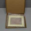 Geelin 4 x 6 Wooden Beaded Picture Frame Display Picture 4 x 6 Boho Farmhouse Photo Frame Birthday Wedding Anniversaries Gift for Vintage Rustic Wall and Tabletop Display Decor, Beige (5 x 7, White)