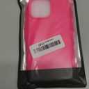 DOMAVER Case for iPhone 16 Pro Max 6.9'' Smooth Liquid Silicone Soft Gel Rubber Microfiber Lining Cushion Cover Shockproof Protective Phone Cases Compatible with iPhone 16 Pro Max - Hot Pink