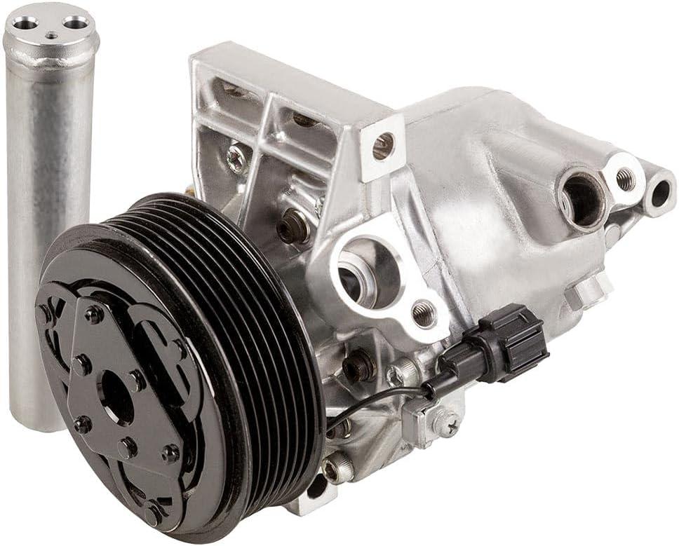 AC Compressor w/A/C Drier For Nissan Versa 2012 2013 2014 2015 - BuyAutoParts 60-88946R2 New 