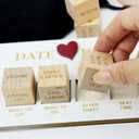 Date Night Dice,Fun Night Dating Decision Love Dice, Food Decision, Wooden Dating Fun, Date Ideas,Gifts for Boyfriend-Girlfriend