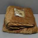 Amidoudou 1 Pair European Luxury Embroidered Curtains for Living Room Bedroom Chenille Curtains (Coffee,51x84 Inch)