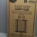 Regalo Safety 29-38.5" Baby Gate for Doorways & Bottom of Stairs, Pressure Mounted Baby Gate with Door for Babies, Toddlers & Pets, Tested & Safe for 30 Years, American Designed, American Owned, Black