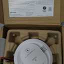 Kidde Smoke Detector, Hardwired with 10-Year Battery Backup, Voice Alerts, Interconnectable, LED Status Lights, 85 dB Alarm, 5-inches, 20SA10-V, 1 Pack