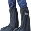 Waterproof Shoe Covers for Rain with Reflector Reusable Waterproof Rain Cover for Shoes Non-Slip PVC Snow Boot Covers 2 Pack