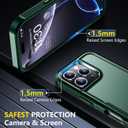 SPIDERCASE Designed for iPhone 16 Pro Case,Deep Green