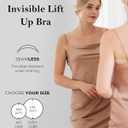 2 x APOWUS Sticky Bra Push Up,Adhesive Bras, Nipple Covers with Lift for Backless Strapless Dress 02