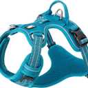 TRUE LOVE Dog Harness No Pull Nylon Reflective Pet Harness Adjustable Comfortable Control Step-in Brilliant Colors Truelove TLH56512 Blue Small