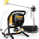 Airless Paint Sprayer, 3300PSI Electric Paint Sprayer, Adjustable Pressure