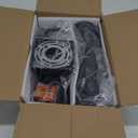 Outdoor Wall Lights 2 Packs, Integrated LED Cylinder Up Down 12W 2700K Modern Aluminum Light, Waterproof Exterior Light for Porch Patio Door (Black)