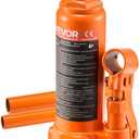VEVOR Hydraulic Bottle Jack, 4 Ton (8818.4 lbs) Capacity, 7.3-13.8 Inch Lifting Range, Heavy Duty Welded Bottle Jack for Car, SUV, Pickup, Auto Repair, House Lift and Agricultural Equipment, Orange