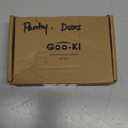 Goo-Ki Vintage Retro Antique Brass Zinc Alloy Cabinet Knob - Single Hole Center Affordable Luxury Cabinet Pull Hardware for Bedroom, Pantry Doors, Kitchen, 6 Pack (1.18 inches)