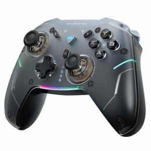 Machenike G5Pro V2 1000HZ Wireless Gaming Controller for NS/PC/iOS/Android,Bluetooth 2.4G Wired PC Controller With Hot-Swappable Joystick,Optical Triggers,Optical Micro Switches,RGB Backlight [video game]