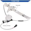 Obaee Front Left Driver Side Power Window Lift Regulator with Motor Assembly Compatible with Chevy Impala 2006-2013 & Chevrolet Impala Limited 2014-2015 Replace OE 748-172