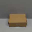 Privacy Door Knob with Lock - Crystal Glass Interior Door Handle for Bedroom Bathroom Closet - Antique Brass, 1 Pack