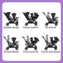 Baby Trend Sit N' Stand® Double 2.0 Stroller, Dash Grey