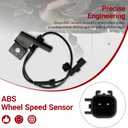ABS Wheel Speed Sensor Front Right Replacement for Ford Fusion 2013-2019 for Lincoln MKZ 2013 2014 2015 2018 2019 ABS Sensor, Replaces ALS2596 JG9Z-2C204-A DG9Z-2C204-B