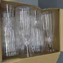 Mumufy 24 Pcs Plastic Bud Vases Bulk Small Clear Container for Flowers Height Shatterproof Bud Vase for Centerpieces Wedding Home Table Decorations Formal Dinners(2.64 x 6.69 Inch)