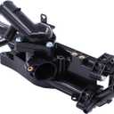 ApplianPar Engine Coolant Thermostat Housing Assembly for Kia Sportage SX Optima 2.0 2011-2013, Hyundai Sonata 2.0 2011-2014, Santa Fe Sport 2.0 2013