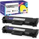 ManyJets 106R02777 Compatible Toner Cartridge Replacement for Xerox 106R02777 Black Toner Cartridge, Work with Xerox WorkCentre 3215 3215NI 3225 3225DNI Phaser 3260 3260DI 3260DNI 3052 (Black, 2-Pack)
