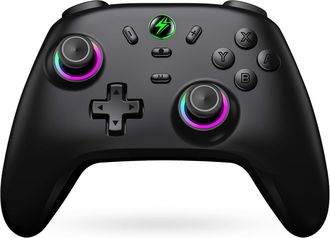 Wireless Switch 2 Pro Controller for Nintendo Switch Controller/Lite/OLED, Hall Effect Joysticks-LED Wireless iOS/Android Remote/Programmable Nintendo Switch Accessories Interactive Gaming Figures