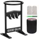 Kindling Splitter for Wood - Manual Log Splitter Heavy Duty | Wood Splitter Wedge with Waterproof Cover & Glove | Portable Firewood Cutter Tool for Outdoor Camping, Indoor Home, Stove, Fireplace