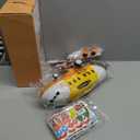 Airplane Toys for Toddlers 3-5, Toy Airplane for Boys Age 4-7, Large Spray Transport Airplane Toy with 12 Construction Vehicles, Birthday Gifts for 3 4 5 6 7 8 Years Old