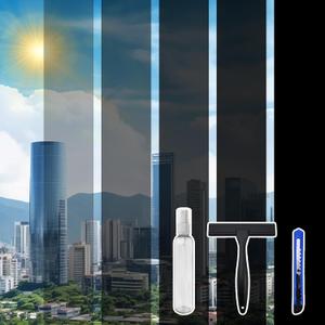 Window Film Transparent, 30% VLT, for Shopfront Glass, 23.6"×196.9"
