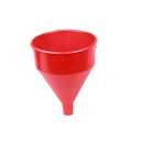 WirthCo 32006 Funnel King Red Polyethylene Funnel with Screen/Strainer, Funnel for Oil, Fuel, Gas, and Automotive, Large 6-quart Capacity