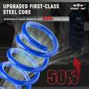 Rear Heavy Duty Coil Springs for Ram 1500 2009-2018 2wd 4wd, 50% Extra Load Capacity (1100 lbs), Maintains Factory Ride Height, For Truck Towing,Blue