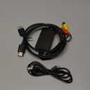 Tengchi RCA to HDMI Converter, Composite to HDMI Adapter Support 1080P PAL/NTSC Compatible with PS one, PS2, PS3, STB, Xbox, VHS, VCR, Blue-Ray DVD Players