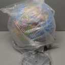 Amylove 13'' Illuminated World Globe for Adults 720/360 Rotation Rewritable Light Up Globe with Stand World Map for Interactive Learning Light with Base Lamp LED Decor(Metal,Practical)