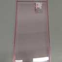 ROYALITA Acrylic Tray Bathroom Tray for Countertop, Guest Towel Holder Tray for Napkin Perfume Jewelry Makeup, Vanity Trays for Soap Dispenser, Aromatherapy, Cup & Candle, Pink