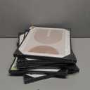 Framed Boho Black and White Brown Modern Abstract Wall Art for Living Room, Set of 6 Bohemian Wall Hanging Artwork, Minimalist Sun Geometric Pictures for Bedroom Office Bathroom Wall Decor 11x14 Inch