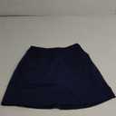 SANTINY 16" Golf Skorts Skirts for Women with 4 Pockets Women's High Waisted Stretchy Tennis Skirt Athletic Skort (Small, Navy)