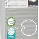Beautyrest Silver Slumber Nights Dual Sided 2-Stage Crib Mattress and Toddler Mattress - GREENGUARD Gold Waterproof - Plant Based Soy Foam Core, Grey