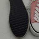 ANTLULU Womens Canvas Shoes Low Top and Lace up Fashion Casual Sneakers Black and White Classic (7, Pink)