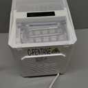 SMUG Ice Makers Countertop with Handle, Portable Ice Machine, 9 Bullet Ice Cubes in 6 Mins, 26lbs in 24Hrs, Auto-Cleaning, with Basket and Scoop, for Home, Kitchen, RV, Camping, Black