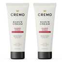 Cremo Shaving Cream Mens, Astonishingly Superior Ultra-Slick Shaving Cream for Men, Fights Nicks, Cuts And Razor Burn, 6 Fl Oz (2 Pack)