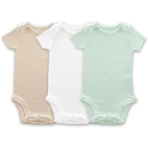 SwaddleDesigns Organic Cotton Baby Bodysuit for Infant Boy or Girl, Sage Green