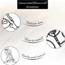 Photect 3 Pcs Metal Wall Art Decor Minimalist Abstract Woman Wall Art Metal Modern Line Drawing Decor Female Single Line Home Hanging for Bedroom Bathroom Living Room Christmas Housewarming(Vintage)